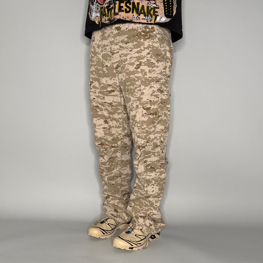 Vintage 90s Military Desert Camo Pants 32x32 Baggy Wide Leg Medium Regular
